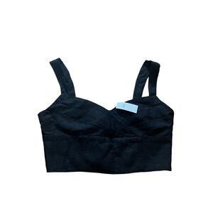 Brand New Linen Blend Crop-top
